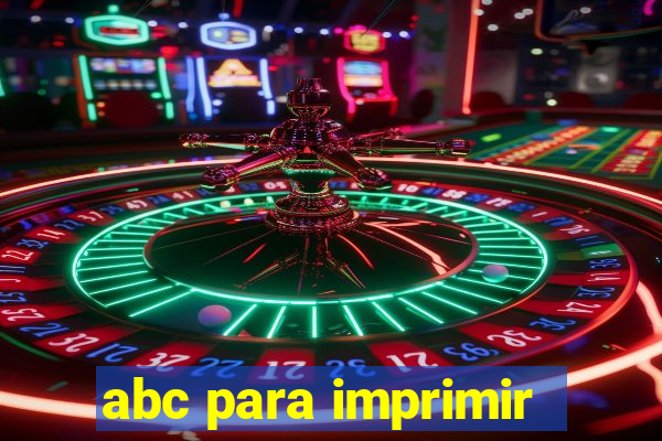 abc para imprimir